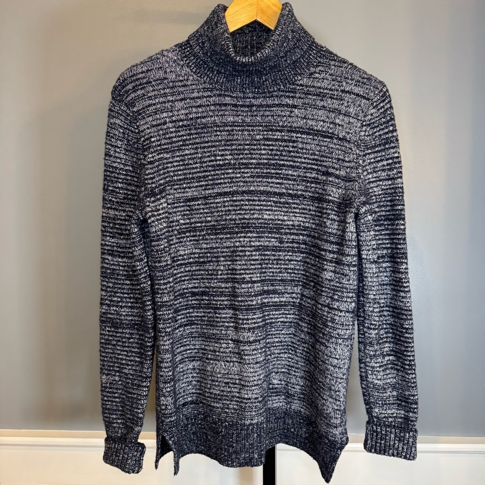 J. Crew‎ space dyed turtleneck sweater Womens Small